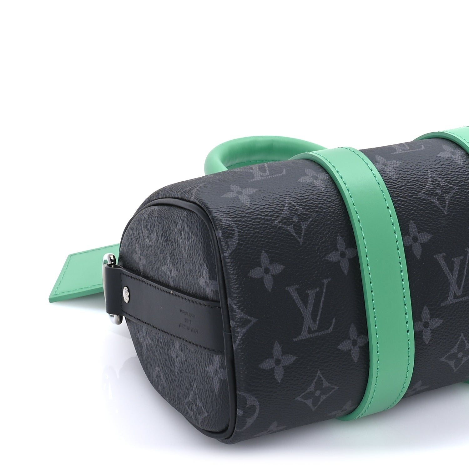 Louis Vuitton Monogram Eclipse Keepall Bandouliere 25 Minty Green Minty Green 7 of 7