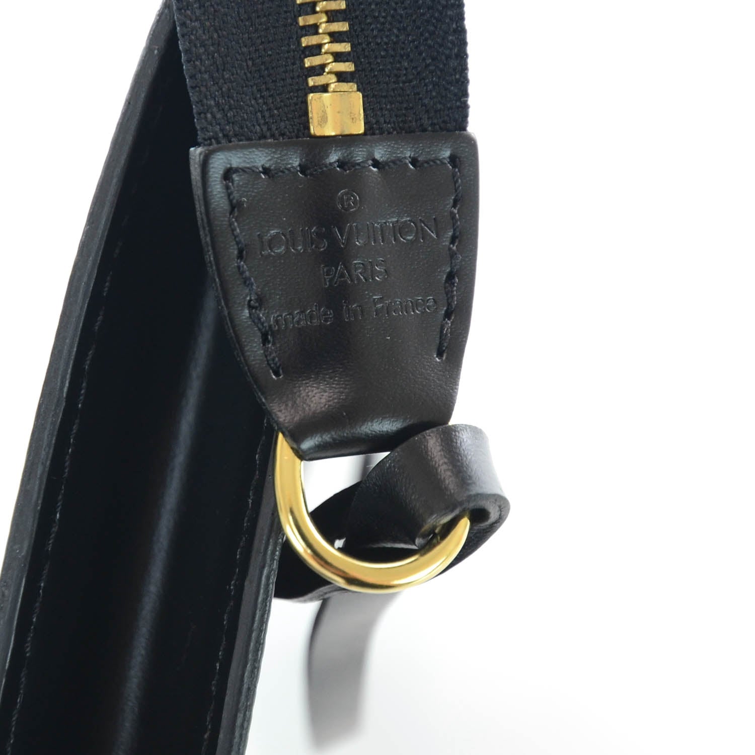 Louis Vuitton Epi Pochette Accessories 24 Black 5 of 8