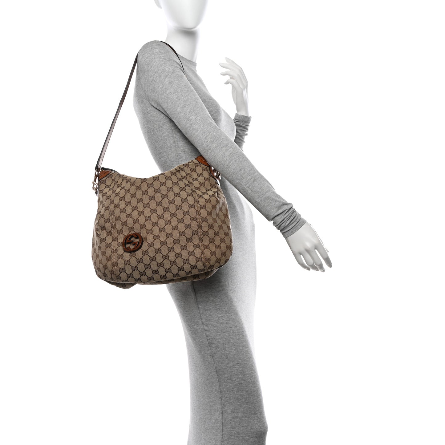 Monogram Medium Brick Lane Hobo Brown