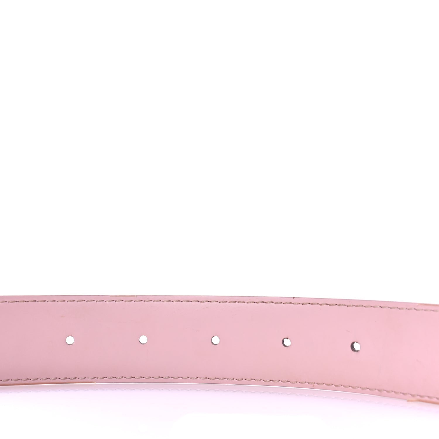 Louis Vuitton Damier Azur 30mm LV Initiales Reversible Belt 80 32 Pink 3 of 6
