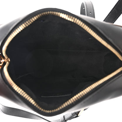 Fendi Vitello Century Matte Stamp Patch Bi-Color Mini Camera Case Black Maya Fragola 5 of 9