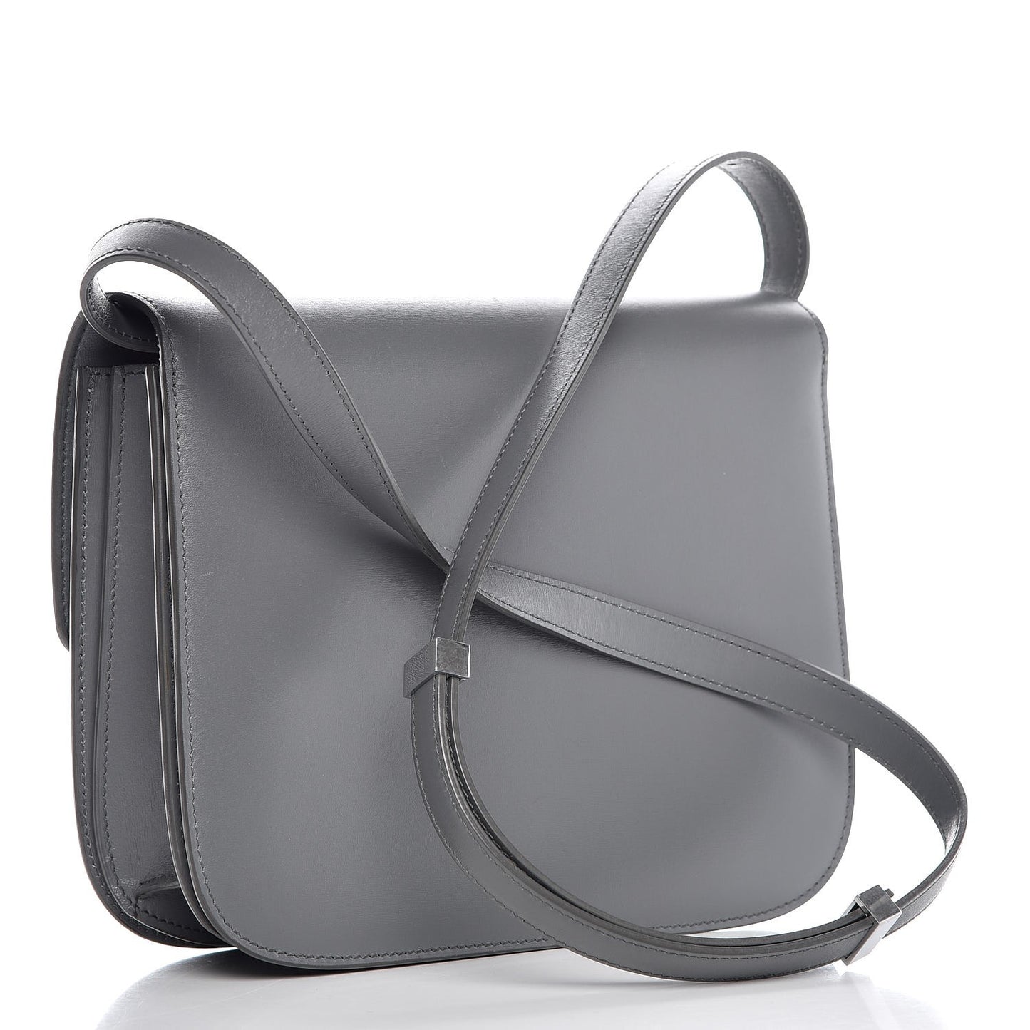 Box Calfskin Medium Classic Box Flap Bag Kohl