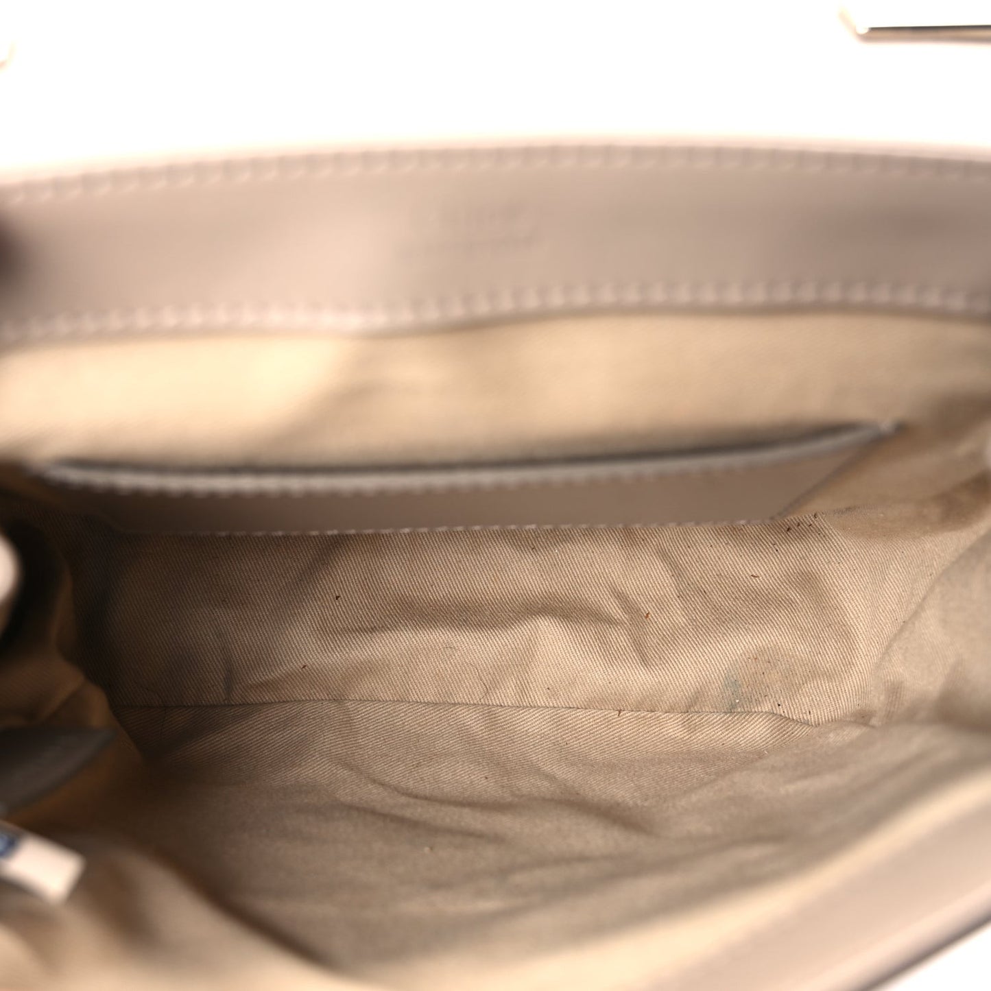 Calfskin Small C Double Carry Motty Grey