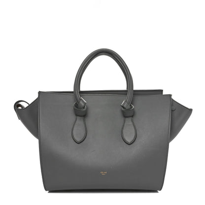 Celine Smooth Calfskin Small Tie Knot Tote Crystal Grey 1 of 7