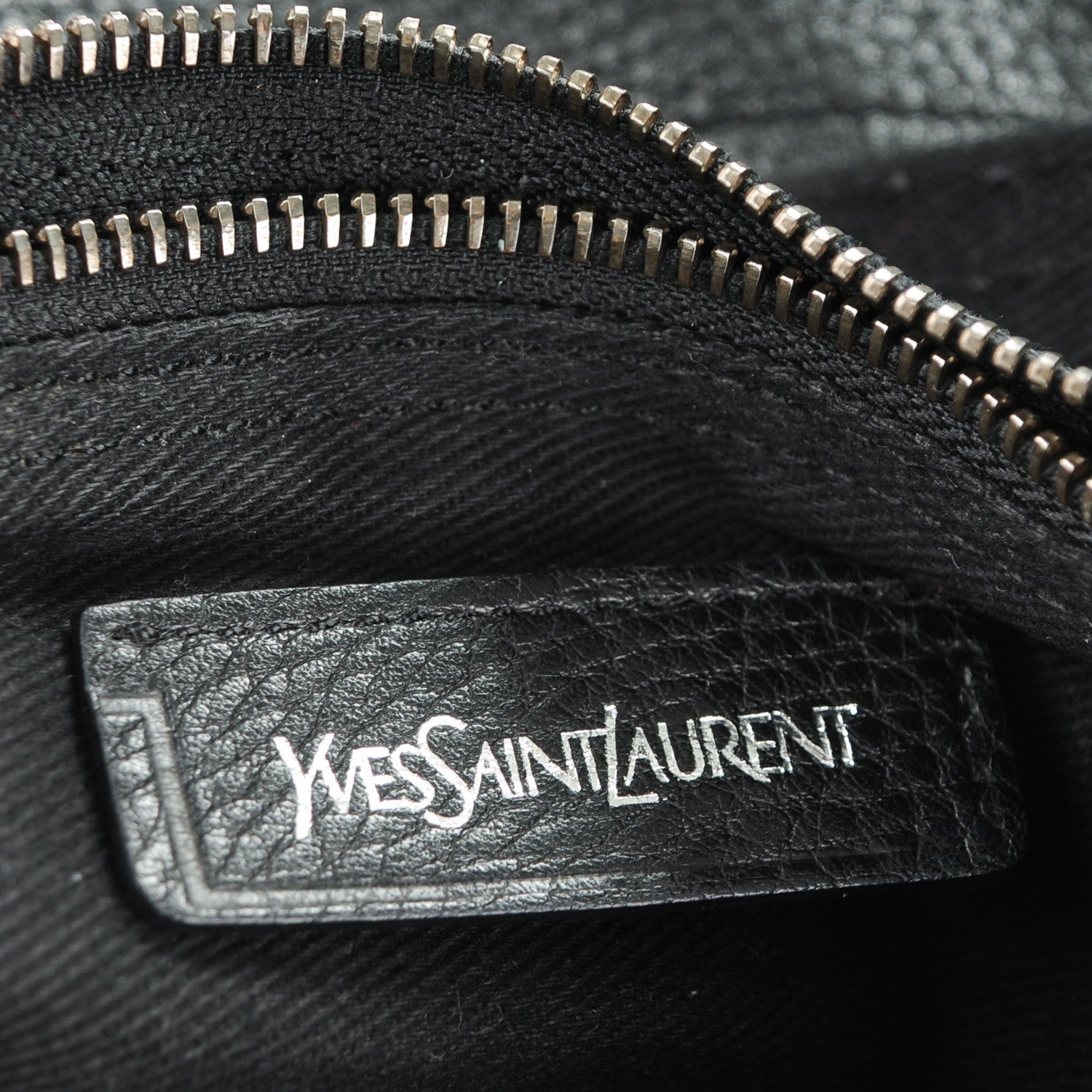 Saint Laurent Calfskin Canvas Small Muse Two Black 6 of 7