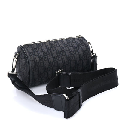 Christian Dior Oblique Roller Messenger Bag Black 2 of 7