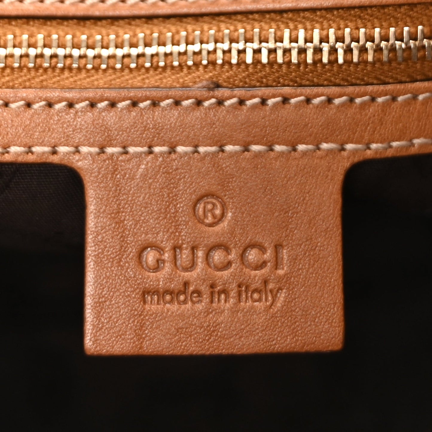 GG Monogram Medium Charm Tote Light Brown
