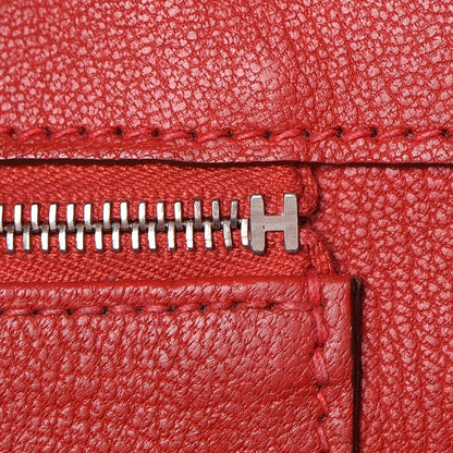 Hermes Taurillon Clemence Birkin 35 Rouge Casaque 21 of 36