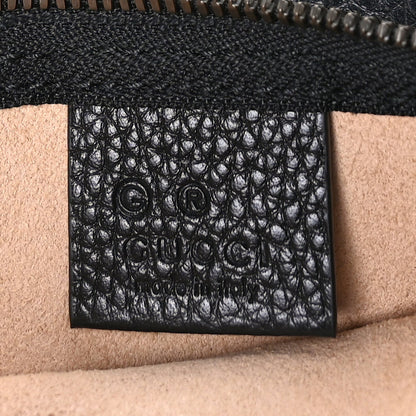 Gucci New Sakai Calfskin Lux Medium Dahlia Tote  Black 5 of 7