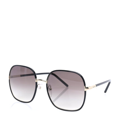 Prada Acetate Round Sunglasses SPR67X  Black 1 of 7