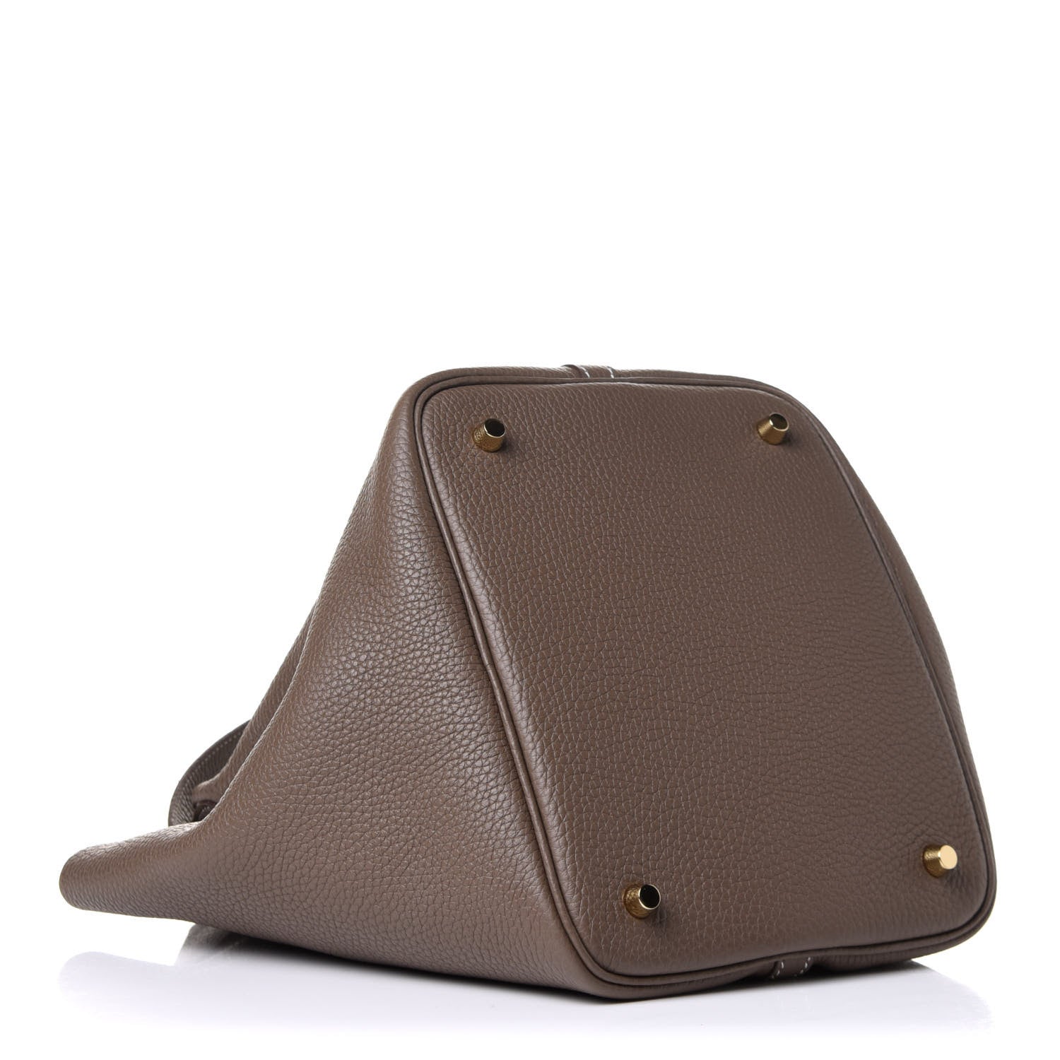 Hermes Taurillon Clemence Picotin Lock 22 MM Etoupe 4 of 12