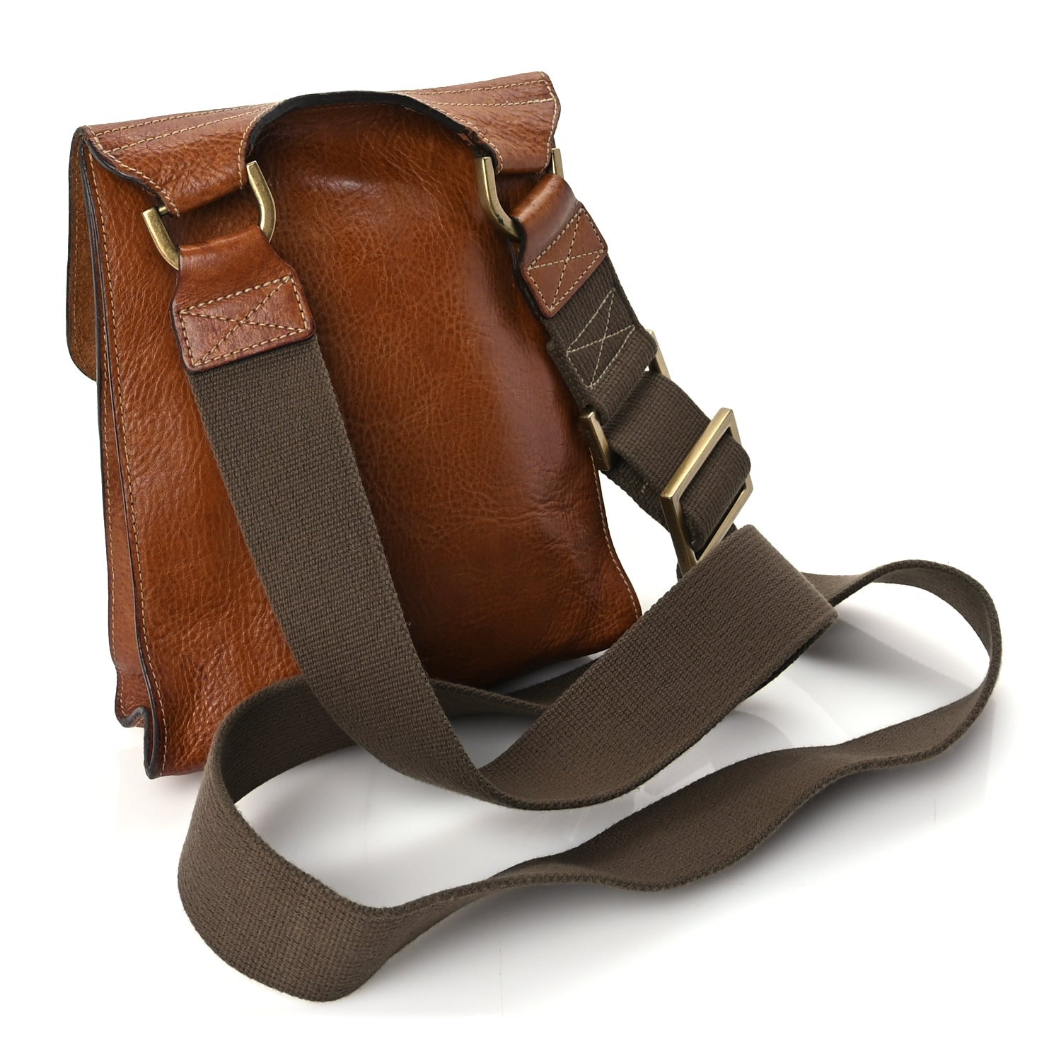 Mulberry Grain Calfskin New Antony Messenger Crossbody Oak 2 of 8