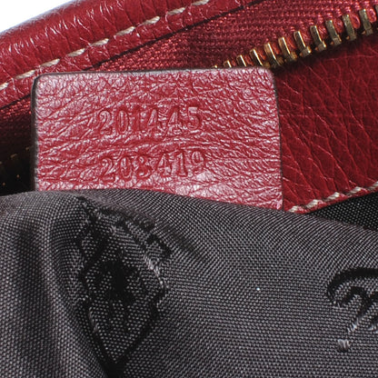 Gucci Guccissima XL Tote Red 7 of 7