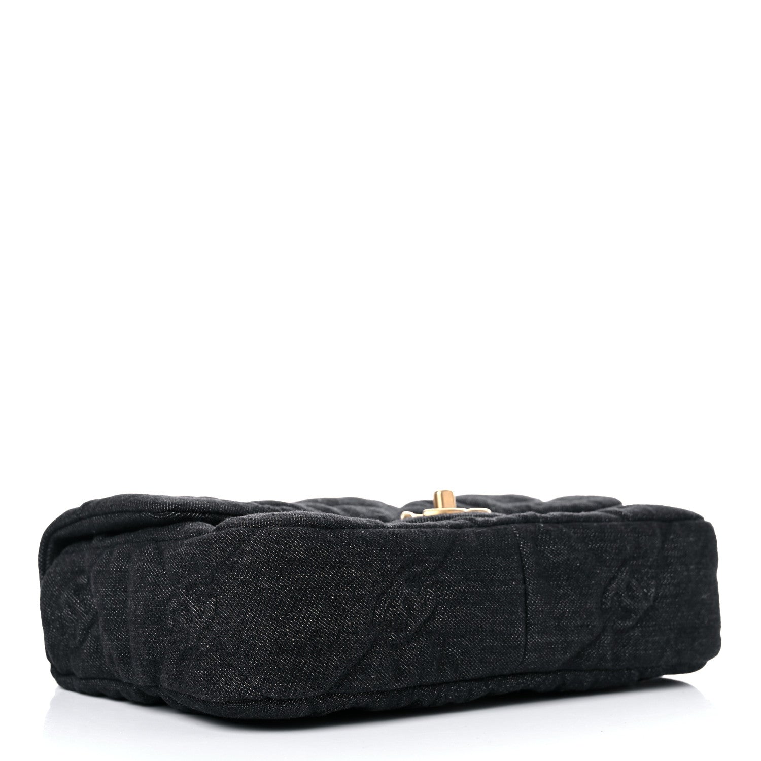 Chanel Denim Quilted Medium Funky Town Flap Black 4 of 10