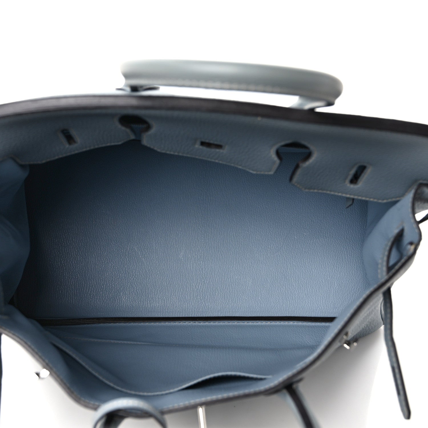 Hermes Togo BIRKIN 35 Bleu Lin 5 of 14