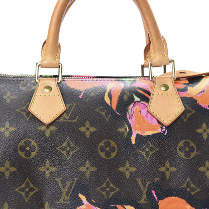 Louis Vuitton Monogram Roses Speedy 30 11 of 12