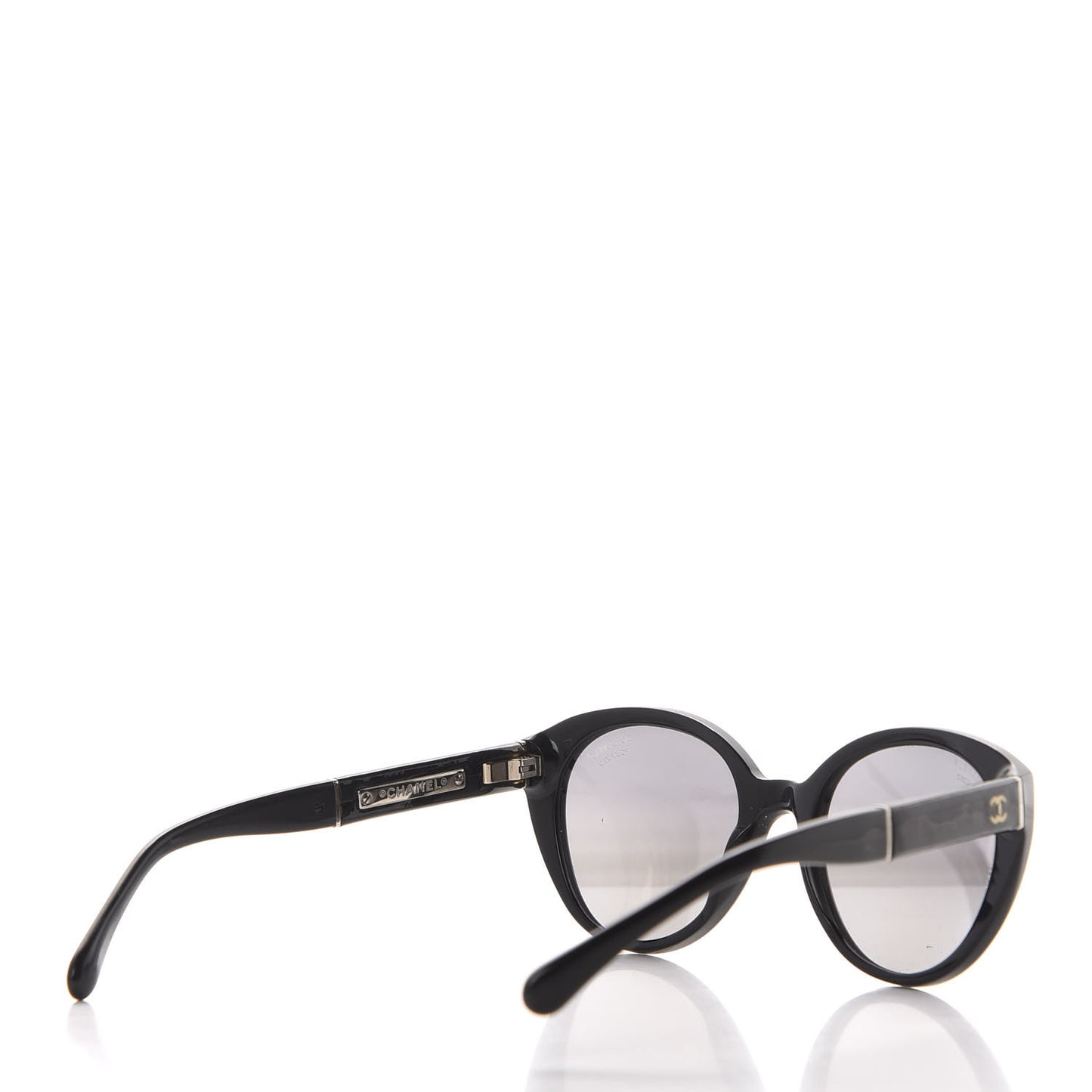 Polarized Round CC Sunglasses Black
