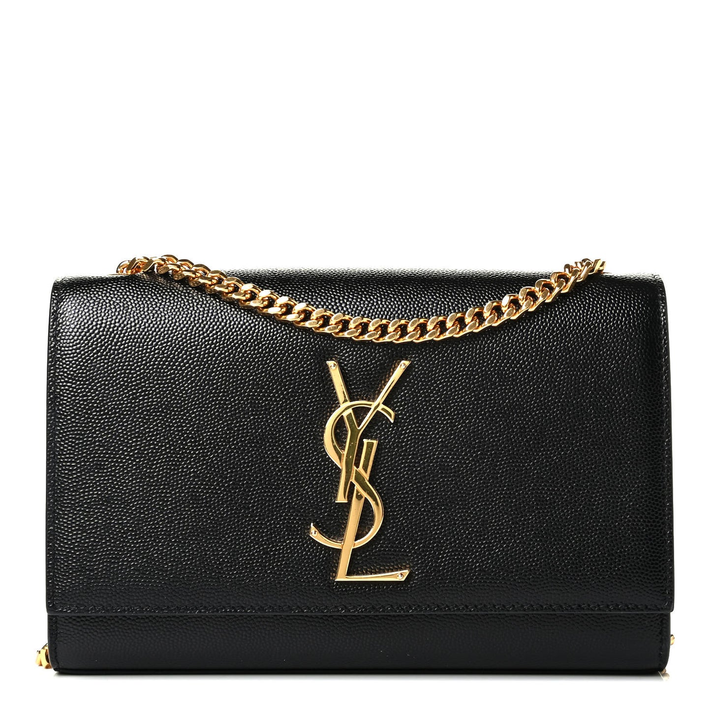Grain De Poudre Small Monogram Kate Satchel Black