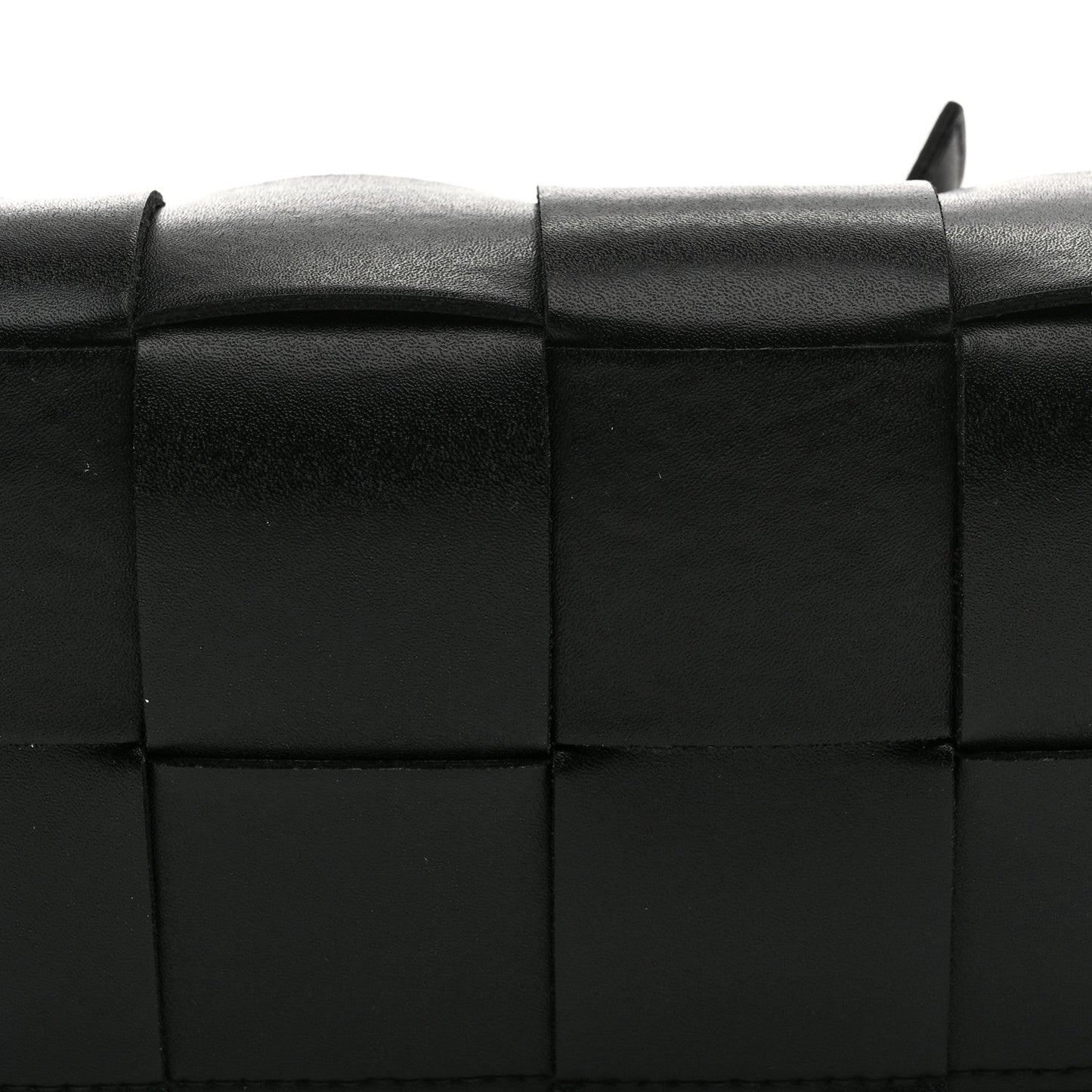 Nappa Maxi Intreccio The Belt Cassette Bag Black