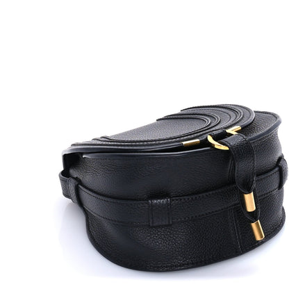 Chloe Calfskin Mini Marcie Round Crossbody Bag  Black 7 of 7
