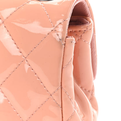 Chanel Patent Calfskin Quilted Mini Rectangular Flap Light Pink 9 of 13