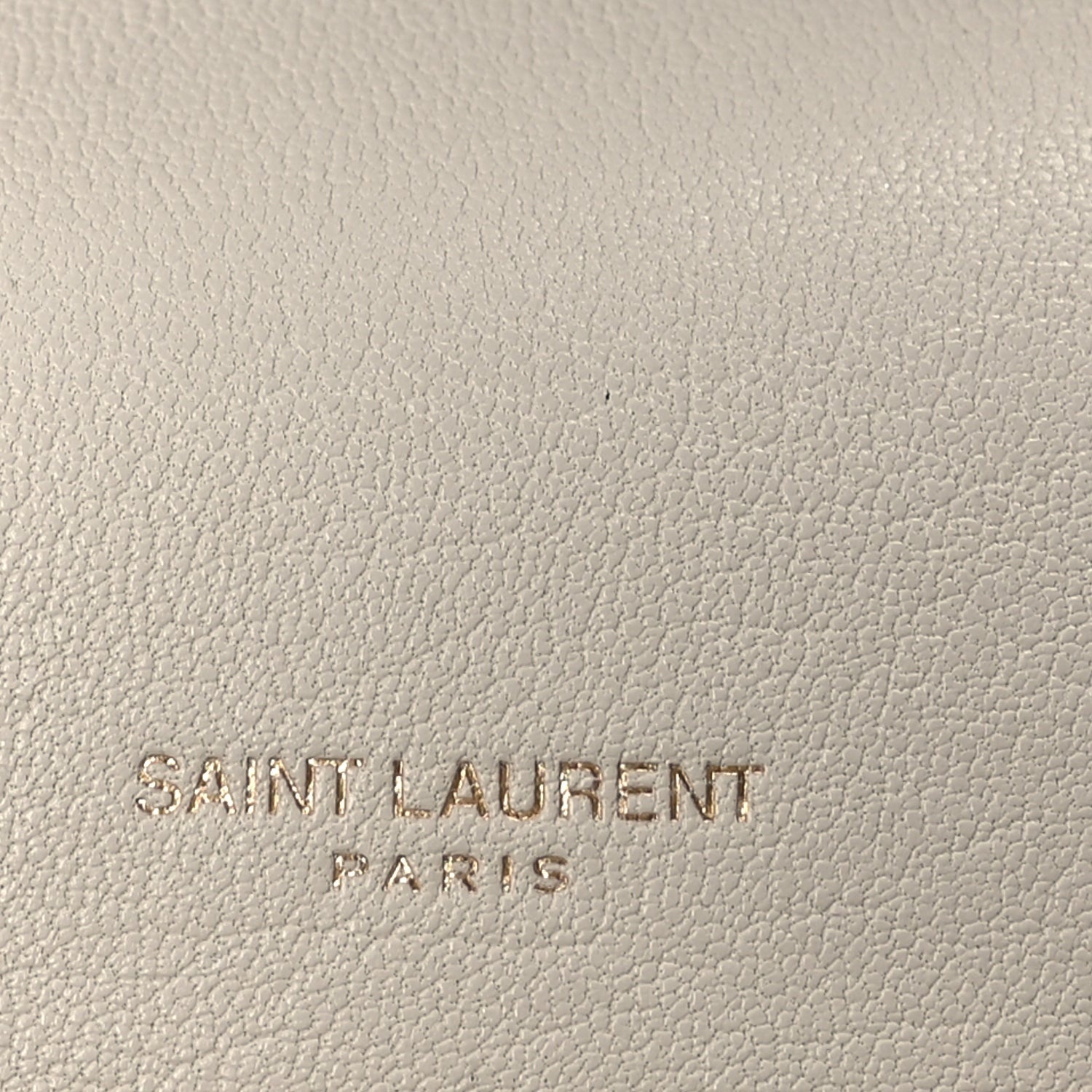 Saint Laurent Sheepskin Matelasse Chevron Monogram Medium College Bag Crema Soft 5 of 7