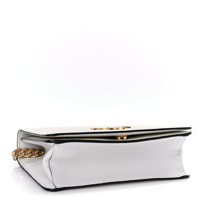 Prada Saffiano Chain Shoulder Bag  White 3 of 8