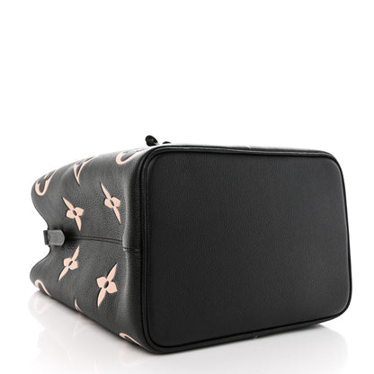 Louis Vuitton Empreinte Monogram Giant Neonoe MM Black Beige 5 of 13