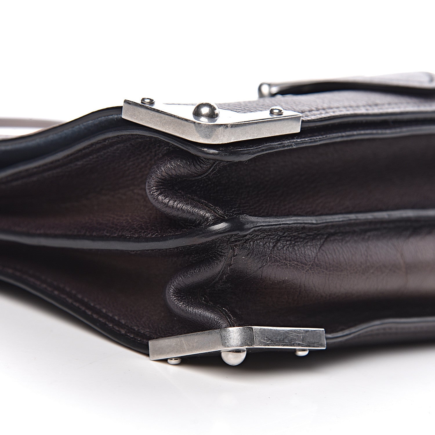 Prada Glace Calfskin Sfumata Cahier Bag Argilla Astrale 18 of 20
