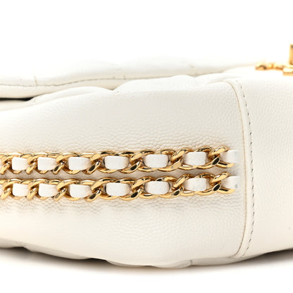 Chanel Caviar Quilted Small CC You Flap White 9 of 11