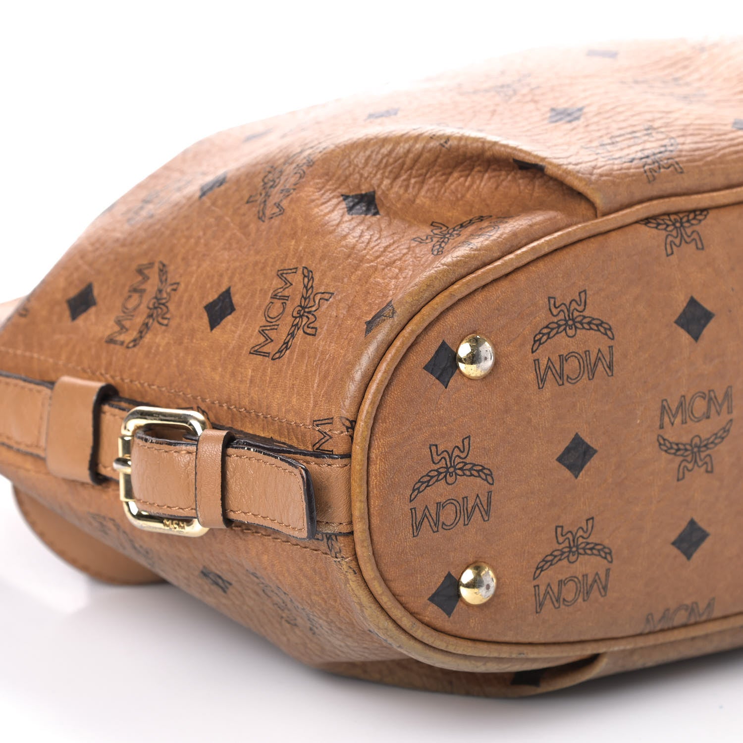 MCM Visetos Hobo Cognac 6 of 7