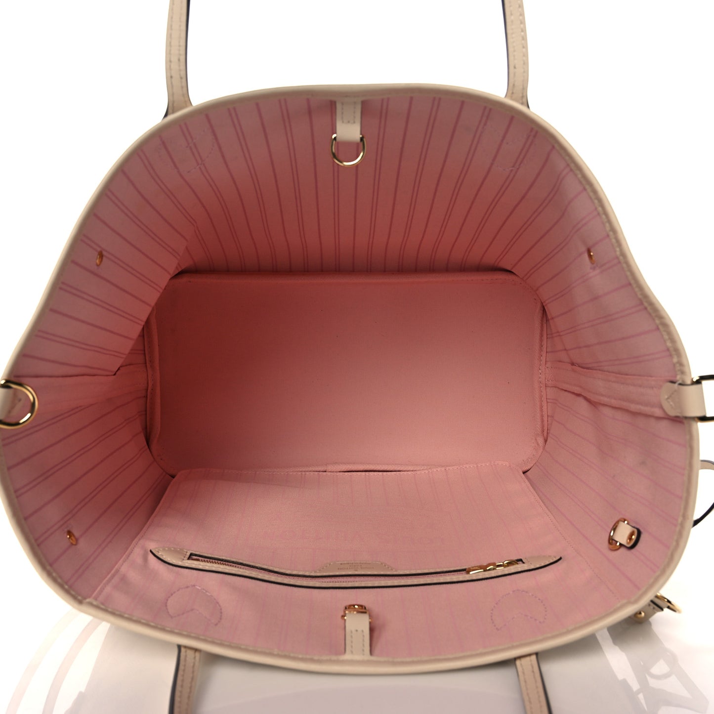 Damier Azur Braided Neverfull MM Pink