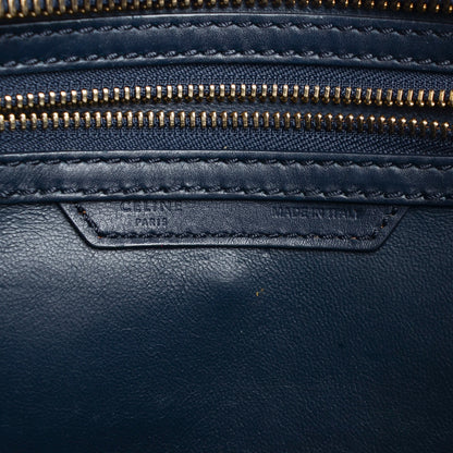 Celine Smooth Calfskin Micro Luggage Navy Blue 9 of 11