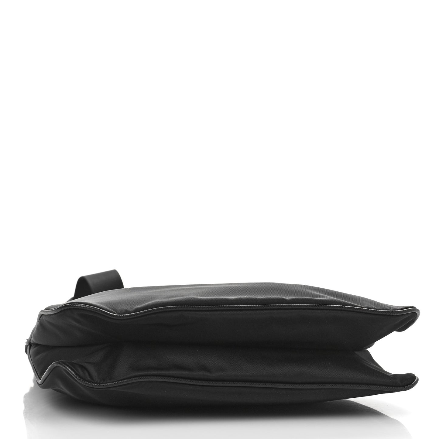 Nylon Messenger Bag Black