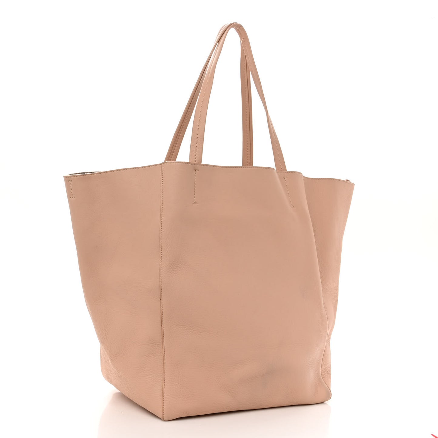 Soft Grained Calfskin Medium Horizontal Cabas Phantom Light Blush