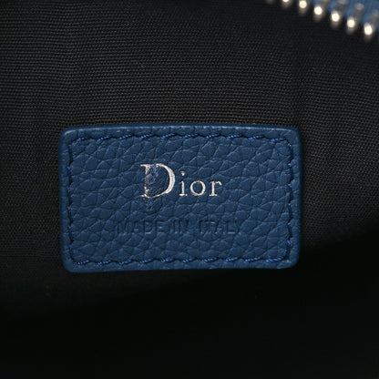 Christian Dior HOMME Grained Calfskin Mens Roller Pouch Blue 5 of 5
