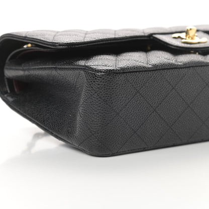 Chanel Caviar Quilted Medium Double Flap Black 9 of 11