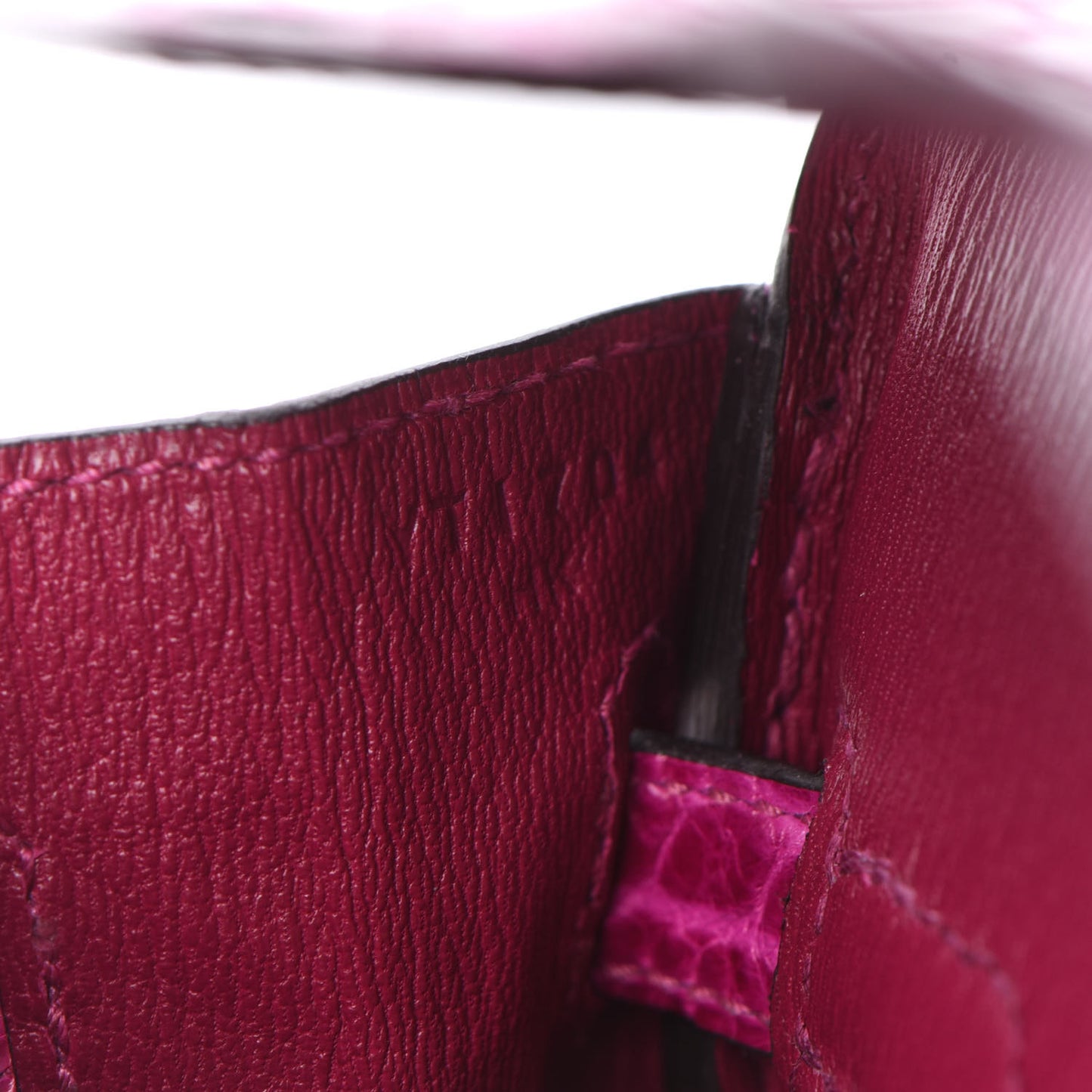 Shiny Niloticus Crocodile Birkin 25 Rose Scheherazade