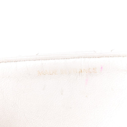 Chanel Lambskin Quilted Medium Single Flap White 12 of 13