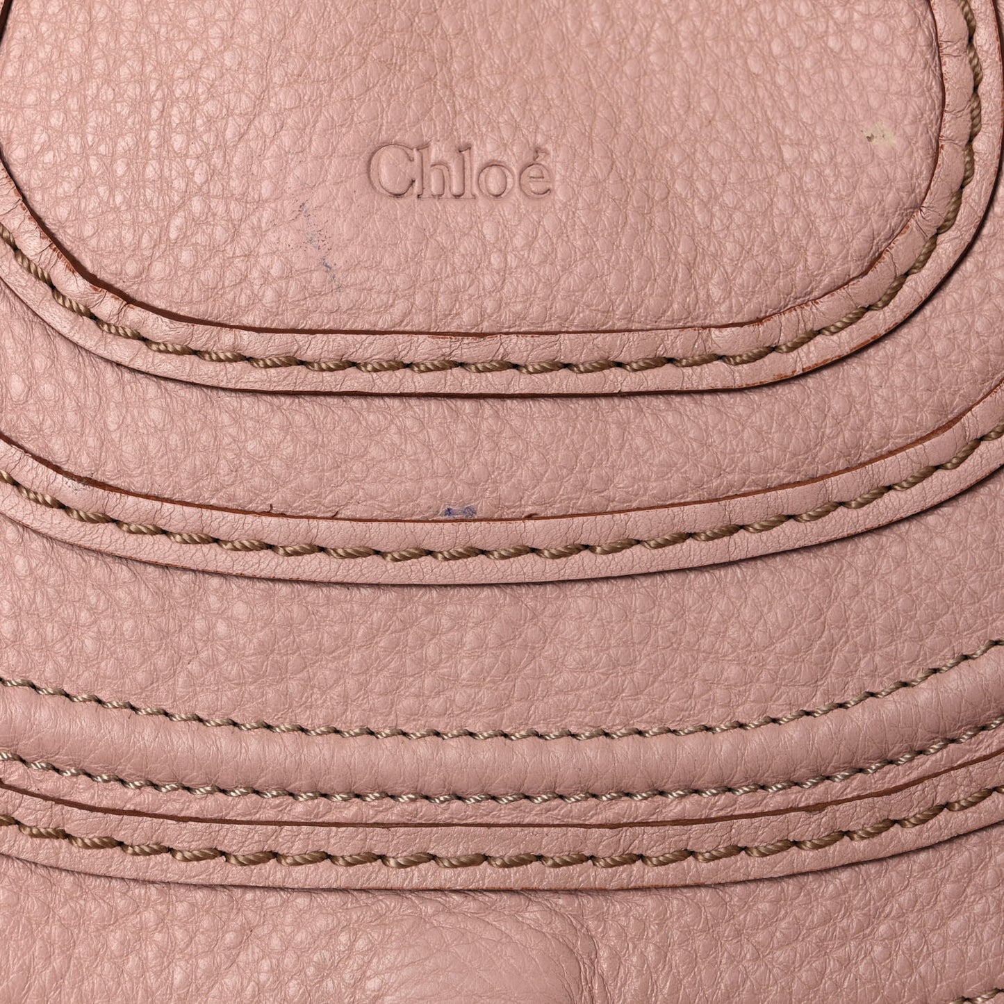 Calfskin Medium Marcie Round Zip Crossbody Blush Nude