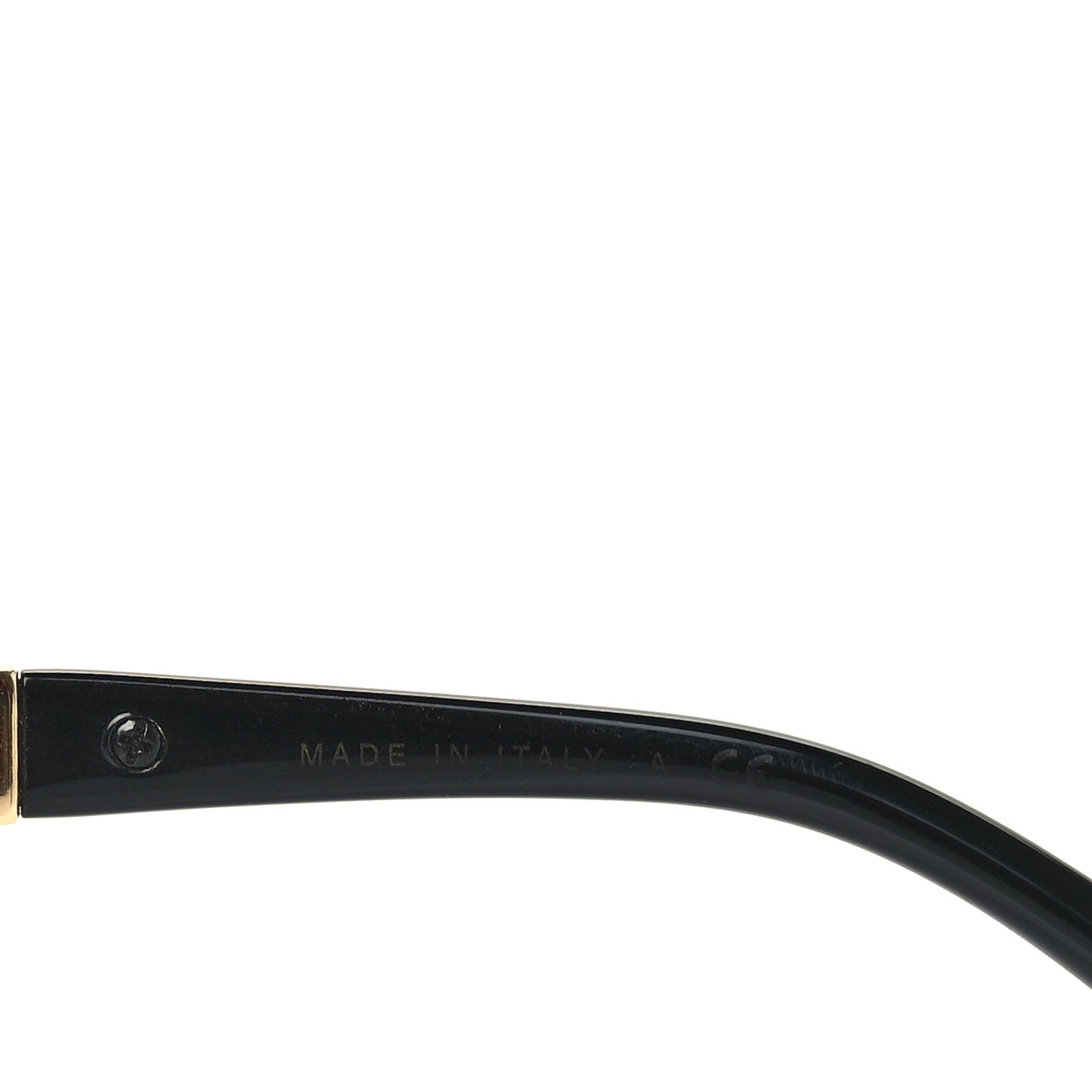 Acetate Square Clear Glasses 3278 Black Gold