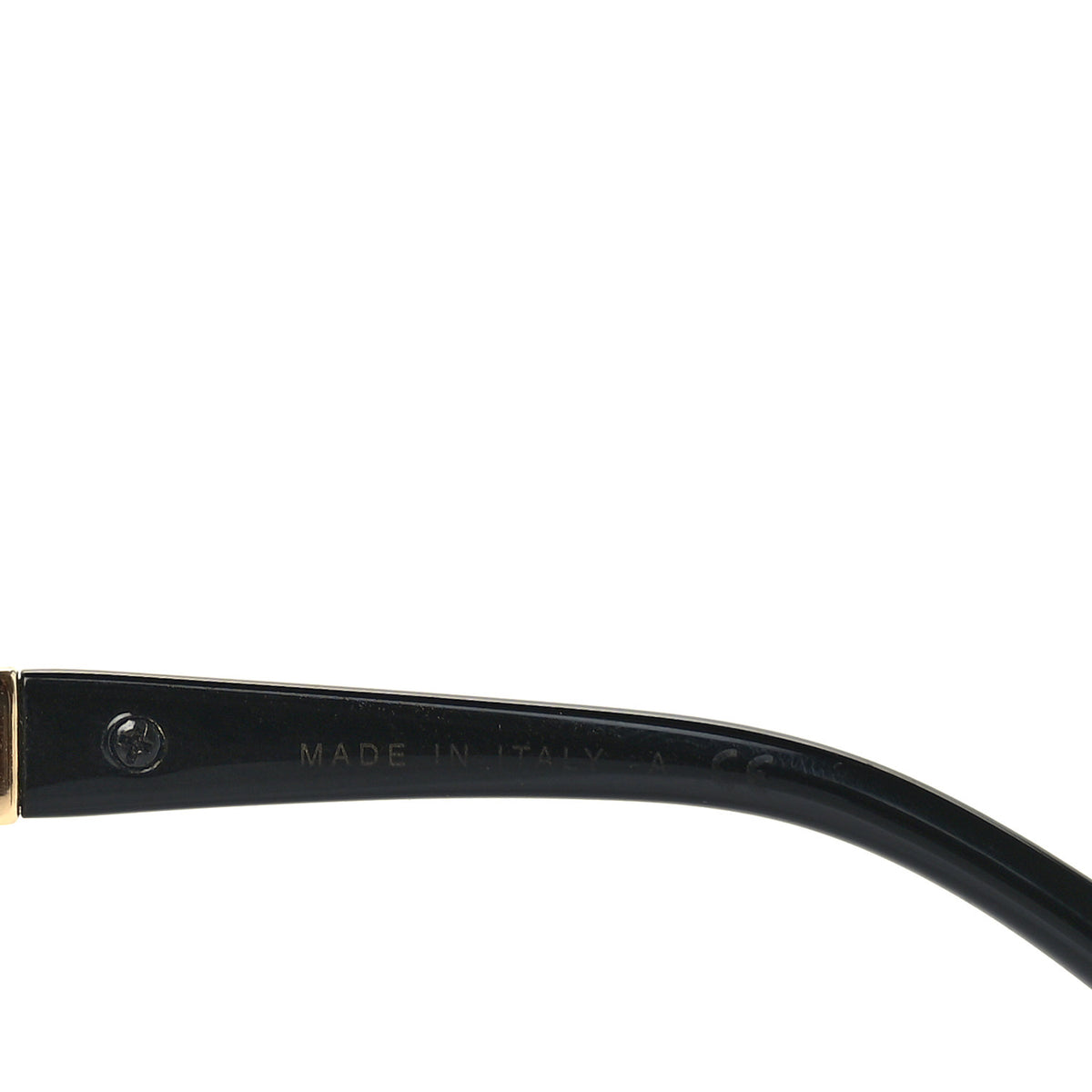 Chanel Acetate Square Clear Glasses 3278 Black Gold 6 of 7