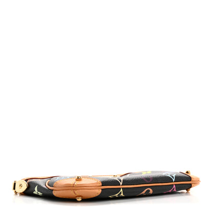 Louis Vuitton Monogram Multicolor Pochette Milla MM Black 4 of 14
