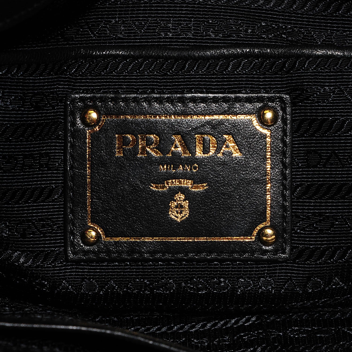 Prada Tessuto Nylon Gaufre Tote Nero Black 9 of 10