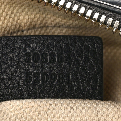 Gucci Pebbled Calfskin Small Soho Disco Bag Black 7 of 13