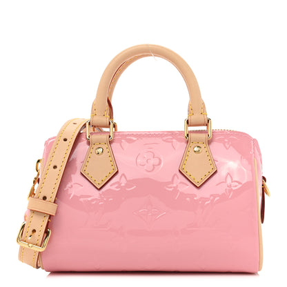 Louis Vuitton Vernis Monogram Nano Speedy Mochi Pink 1 of 11
