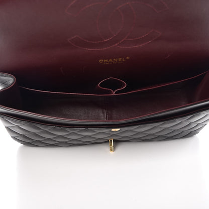 Chanel Lambskin Quilted Maxi Double Flap Black 5 of 15