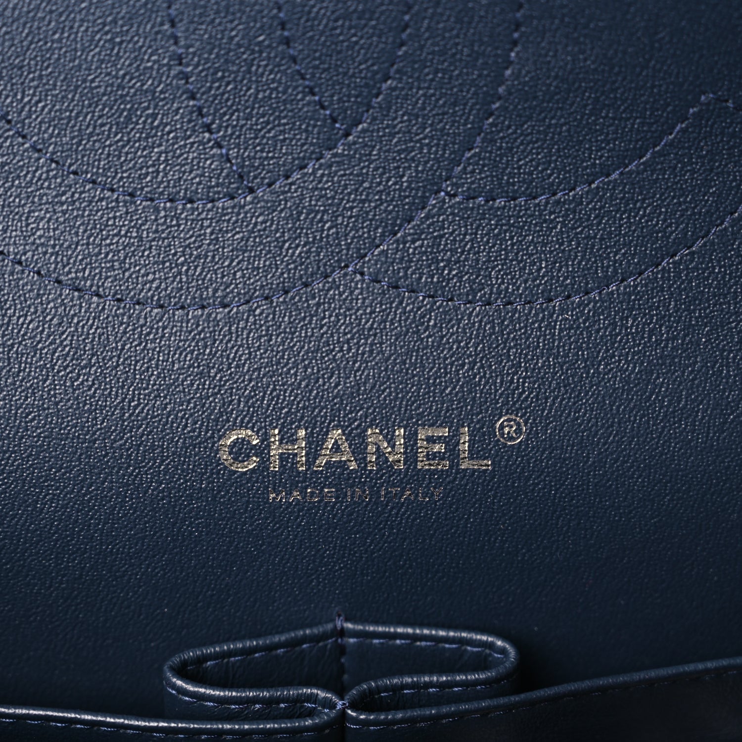 Chanel Patent Quilted Jumbo Double Flap Navy 5 of 9