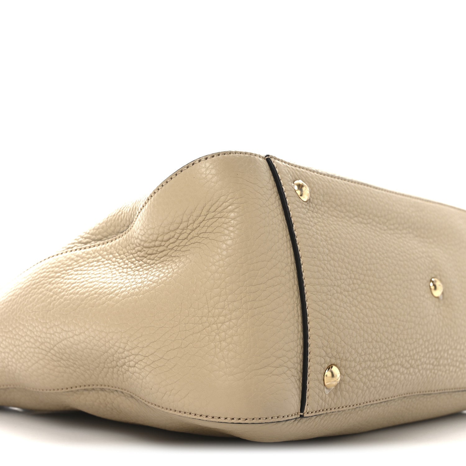 Fendi Cuoio Romano Selleria Medium FF Tote Miele Scuro 9 of 10