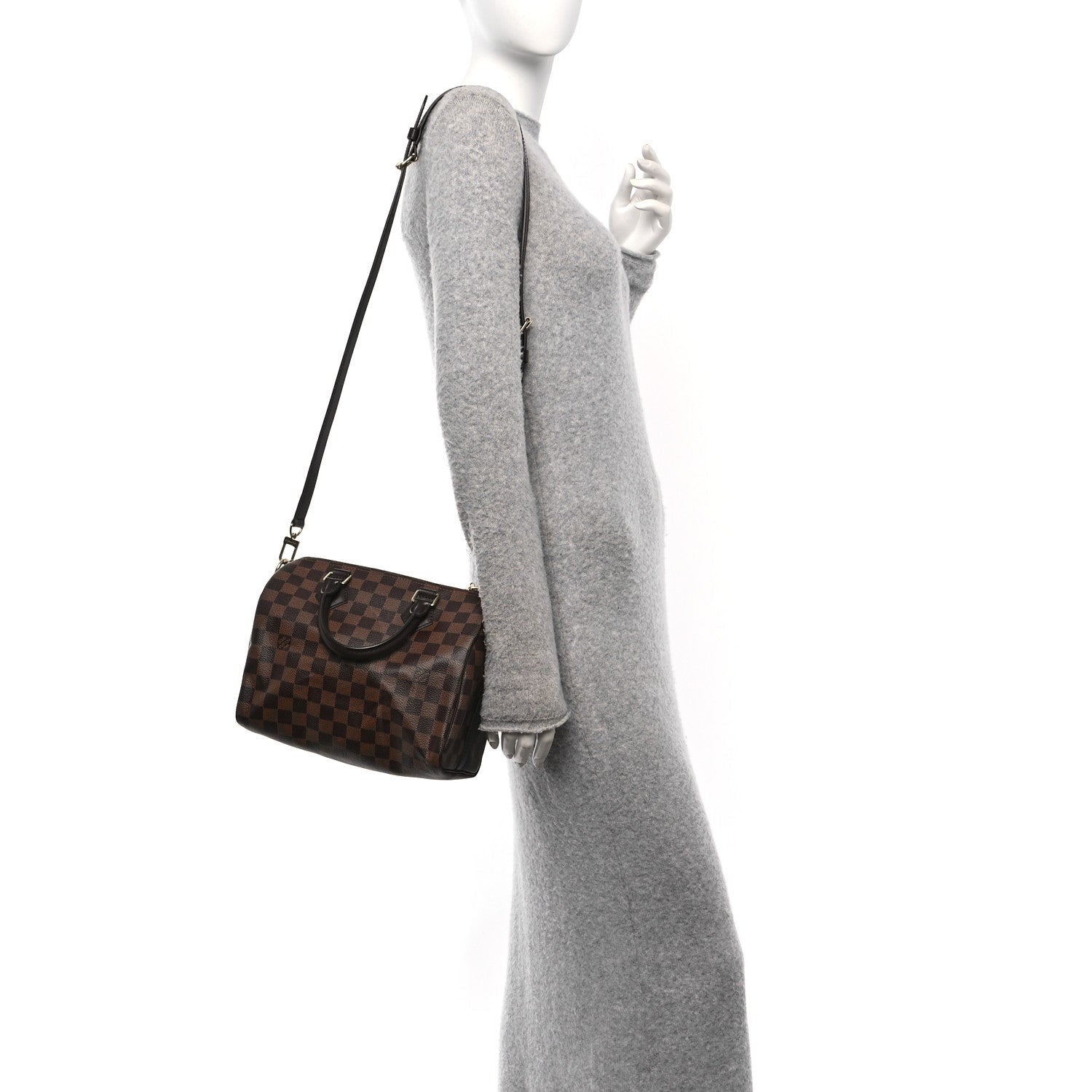 Louis Vuitton Damier Ebene Speedy Bandouliere 25 2 of 7